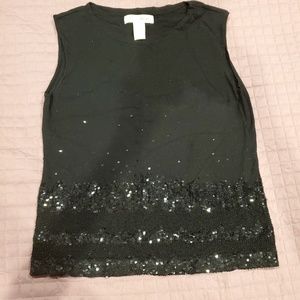 Sleeveless  knit top